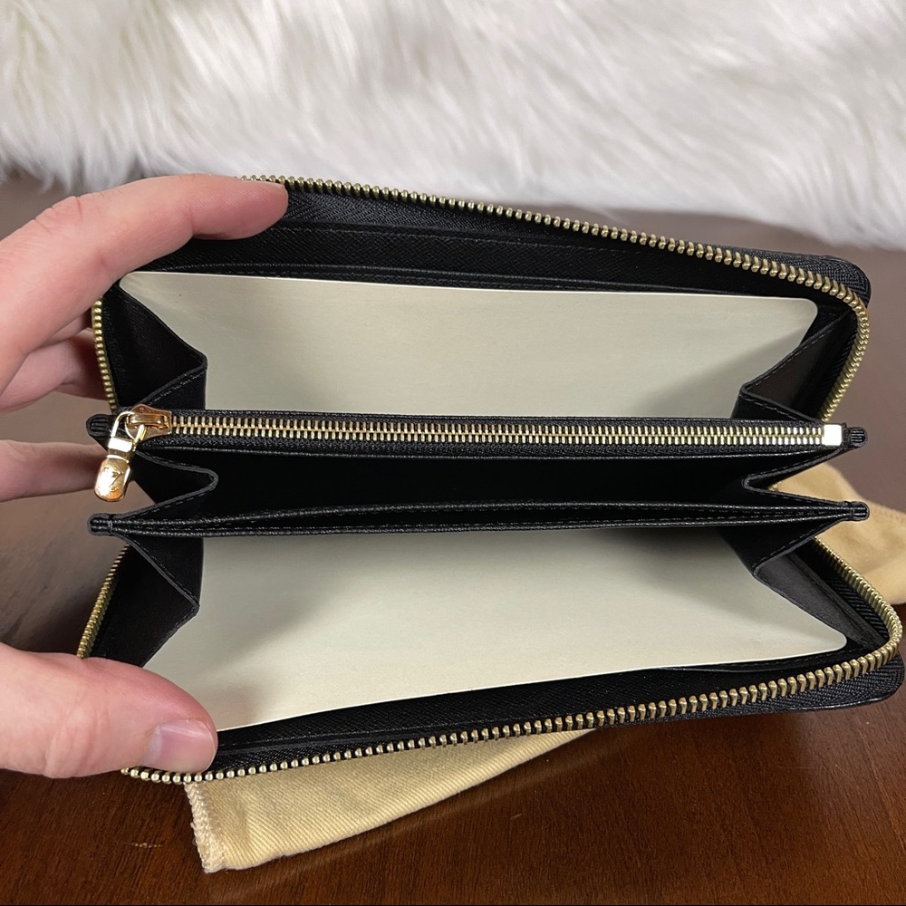 Louis Vuitton Black Sequin Damier Paillettes Zippy Wallet - Picture 8 of 14
